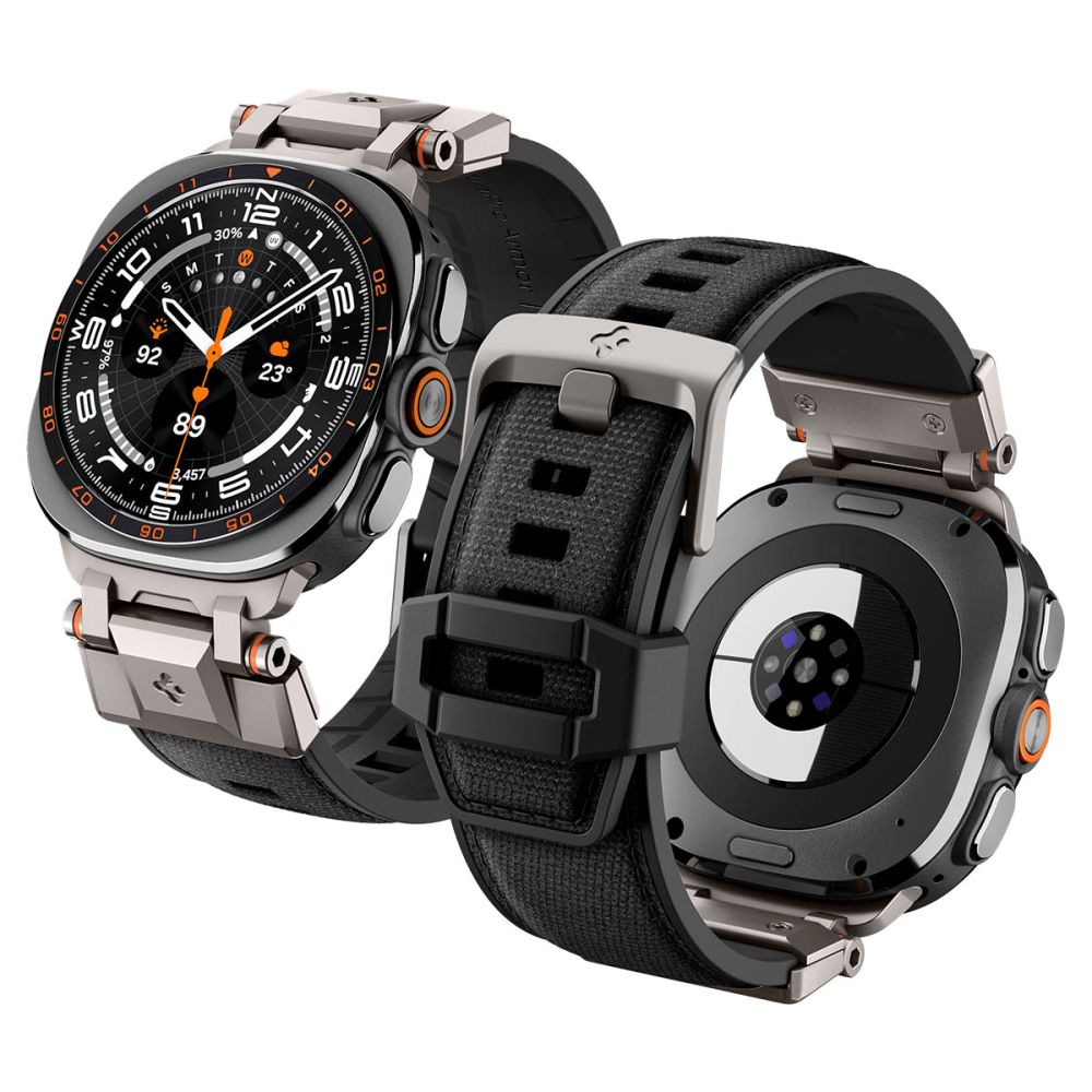 Spigen DuraPro Armor-armband till Samsung Galaxy Watch Ultra 47 mm – Svart