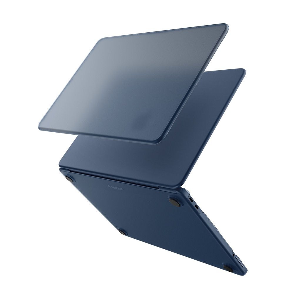 Spigen AirSkin-fodral för MacBook Neo 13" 2026 – matt marinblått