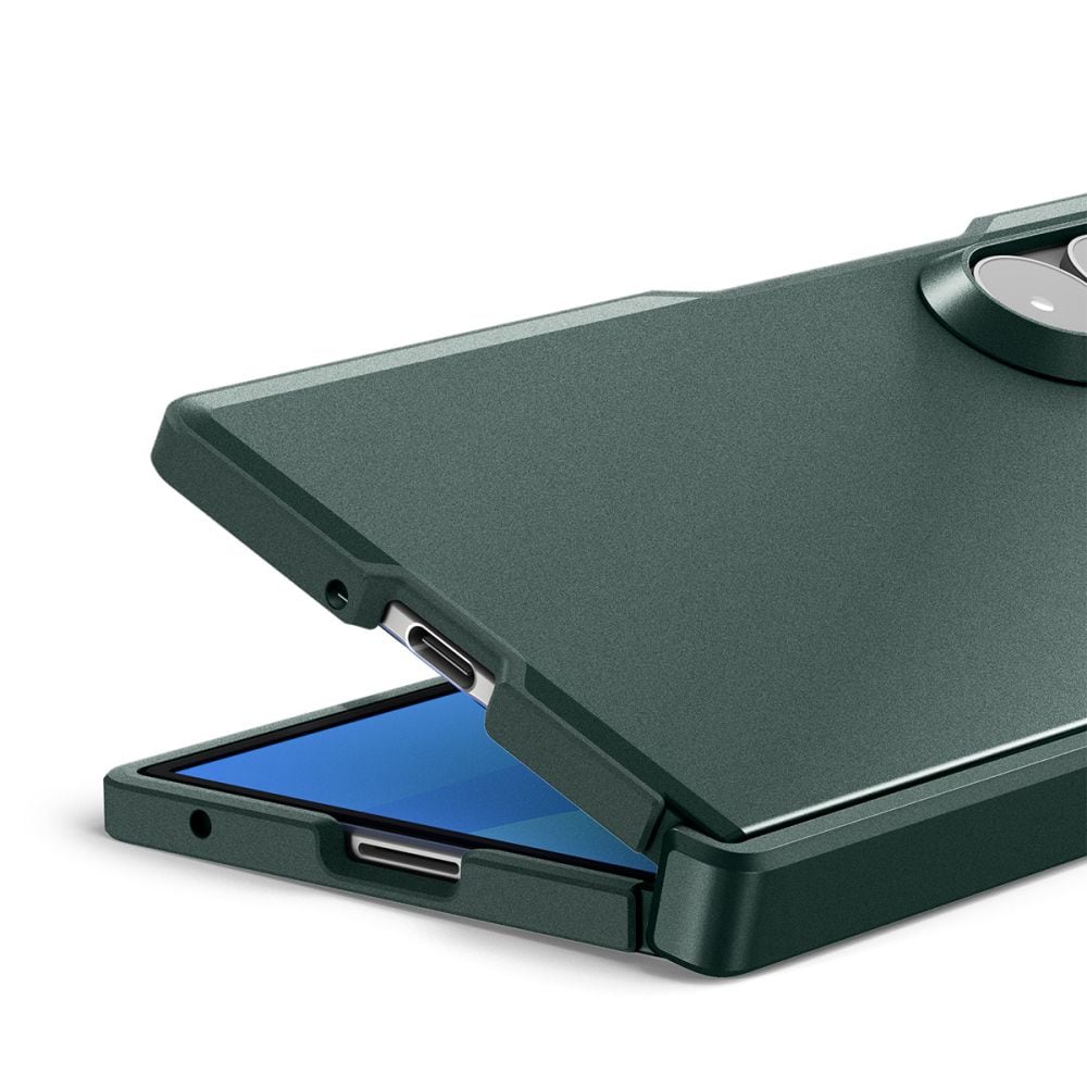 Spigen Tough Armor Pro MagFit MagSafe-etui til Samsung Galaxy Z Fold 8 Ultra – mørkegrøn