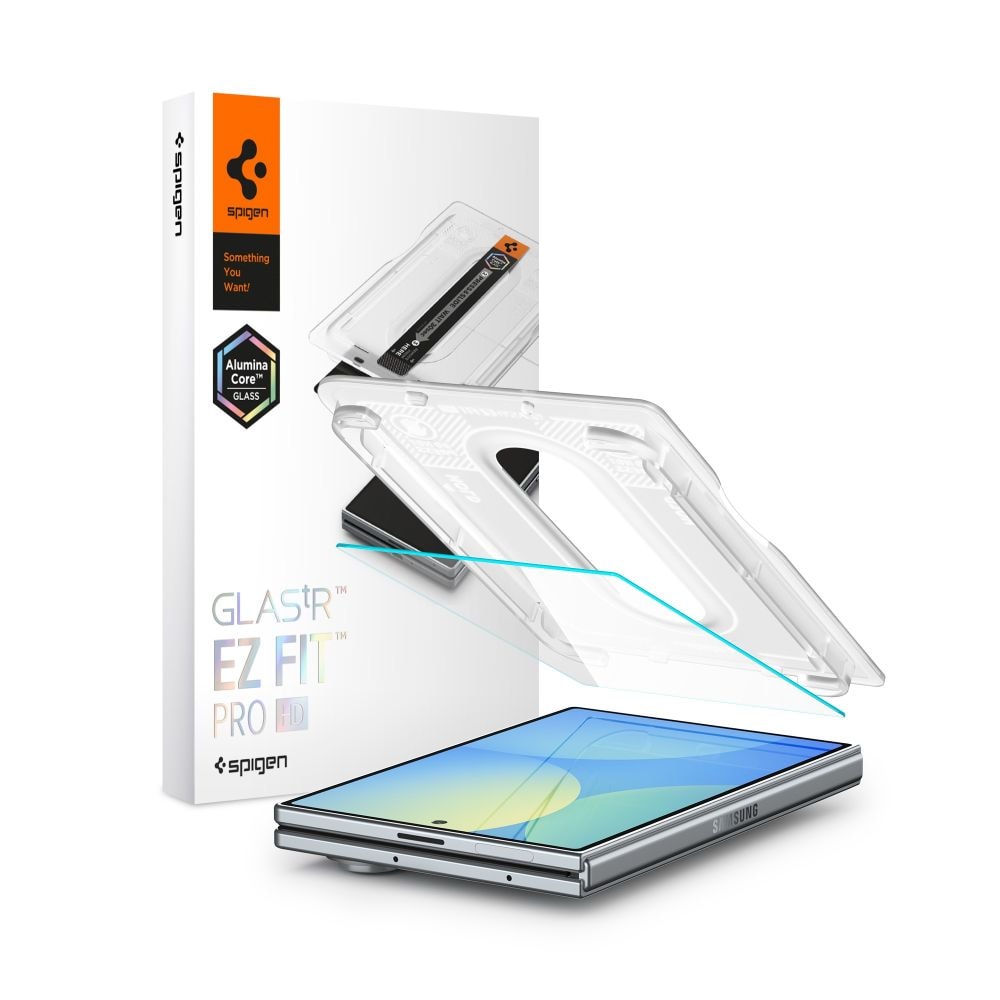 Spigen Glas.tR EZ Fit Pro HD härdat glas till Samsung Galaxy Z Fold 8