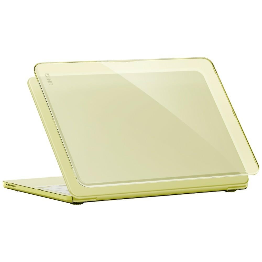 Uniq Vero-fodral för MacBook Neo – genomskinligt gult