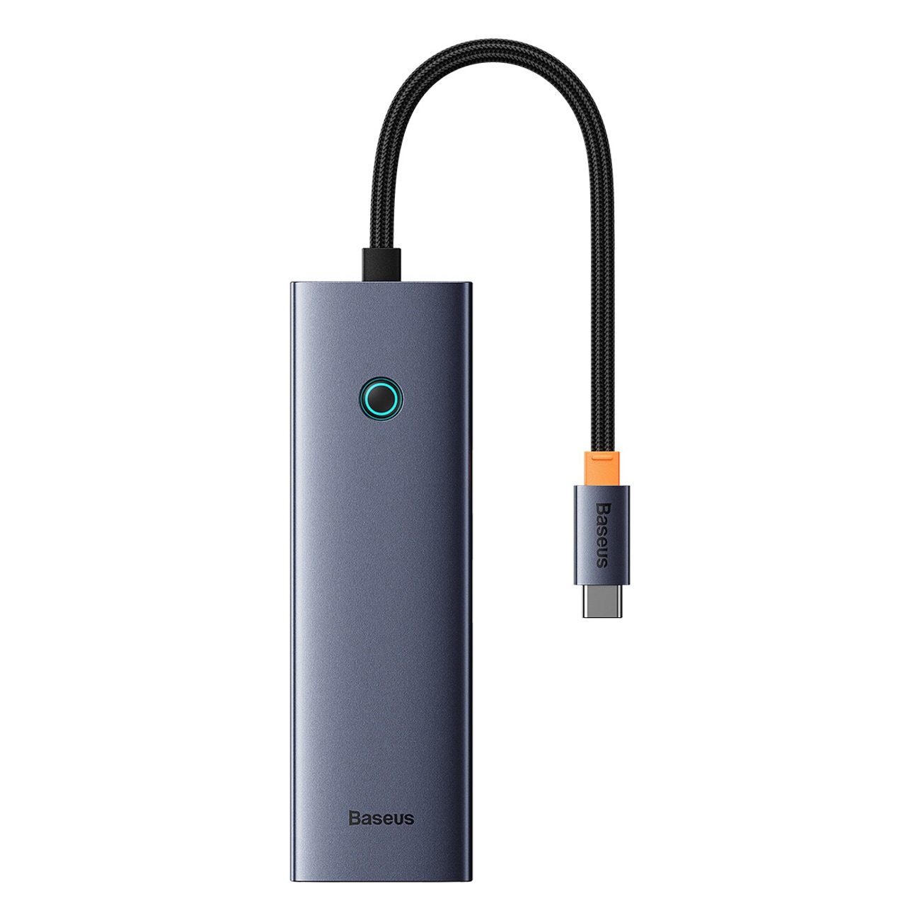 Baseus UltraJoy-serien 5-i-1 USB-C/HDMI 4K med 4 USB-A 3.0-portar – grå