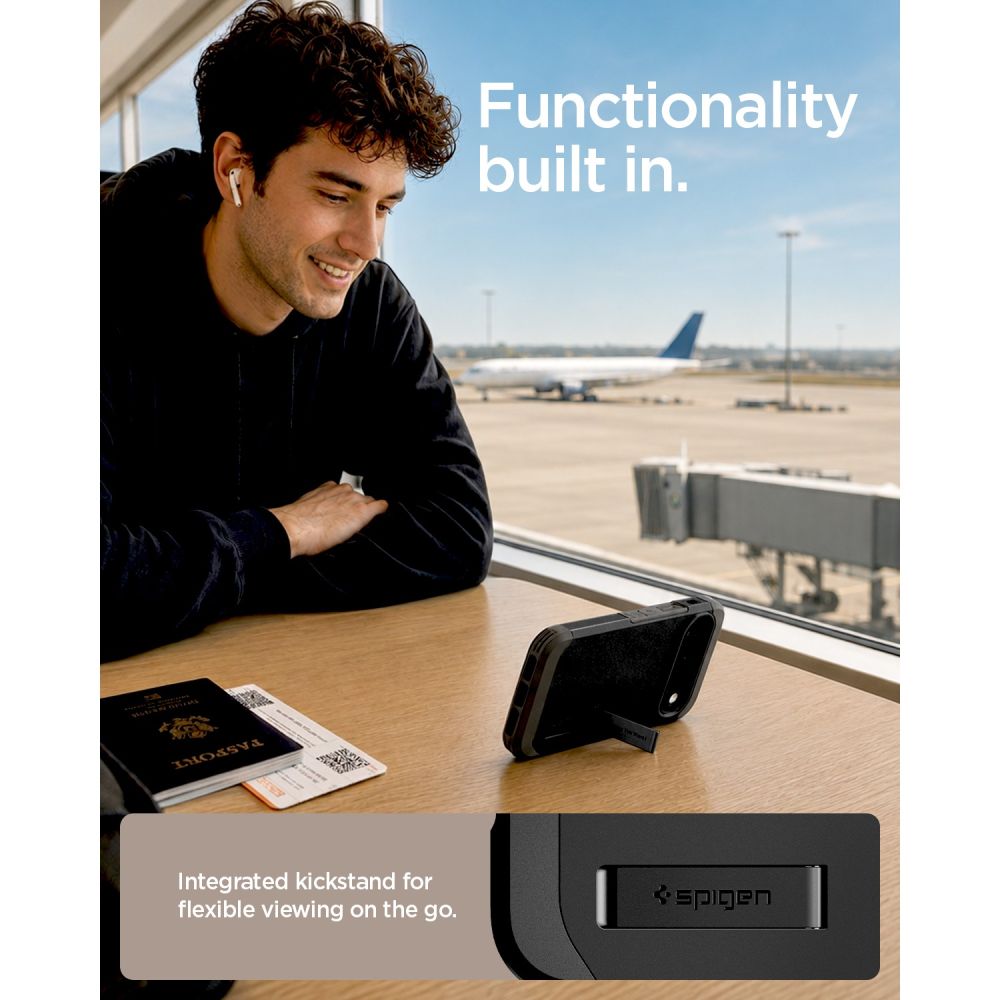 Spigen Tough Armor Mag MagSafe-fodral för Google Pixel 11 Pro – svart
