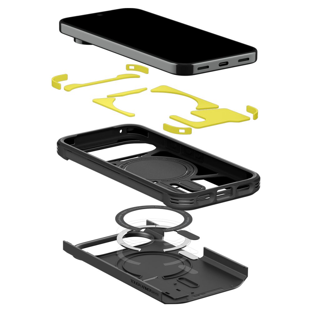 Spigen Tough Armor Mag MagSafe-fodral för Google Pixel 11 Pro – svart
