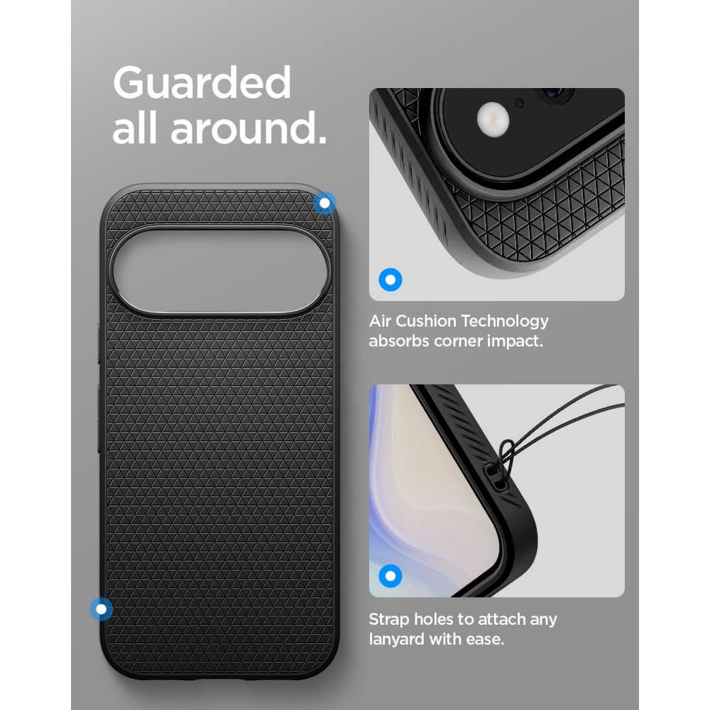 Spigen Liquid Air-fodral till Google Pixel 11 Pro XL – Svart