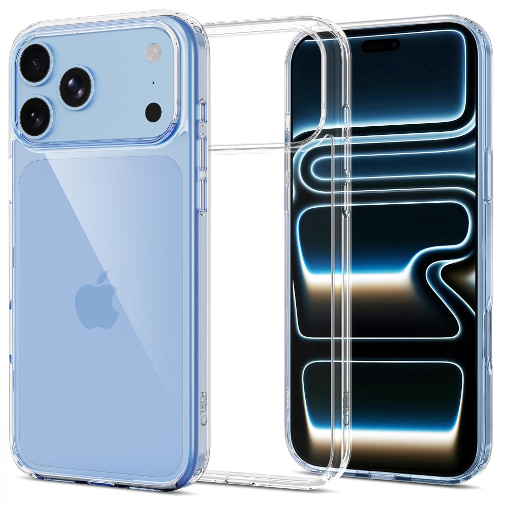 Tech-Protect FlexAir Hybrid-fodral för iPhone 17 Pro / 18 Pro – genomskinligt