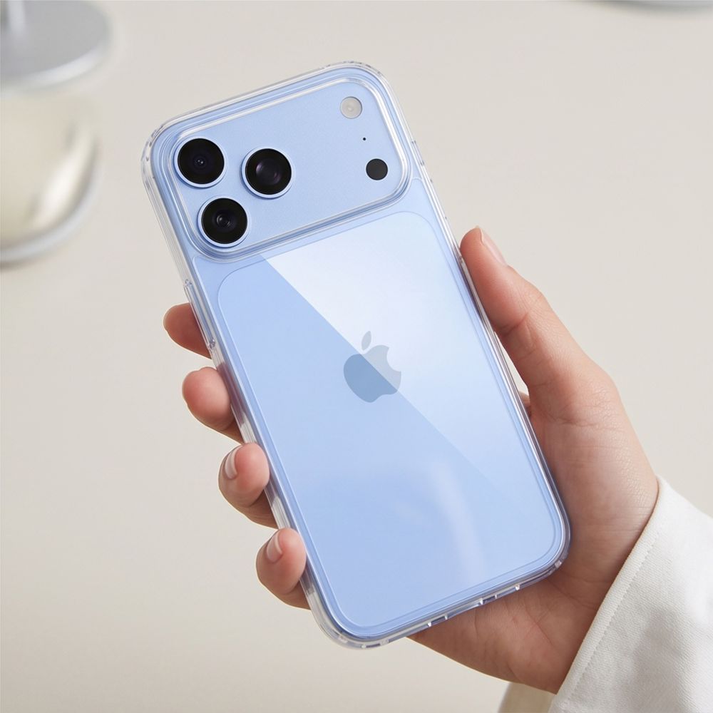 Tech-Protect FlexAir Hybrid-fodral för iPhone 17 Pro / 18 Pro – genomskinligt