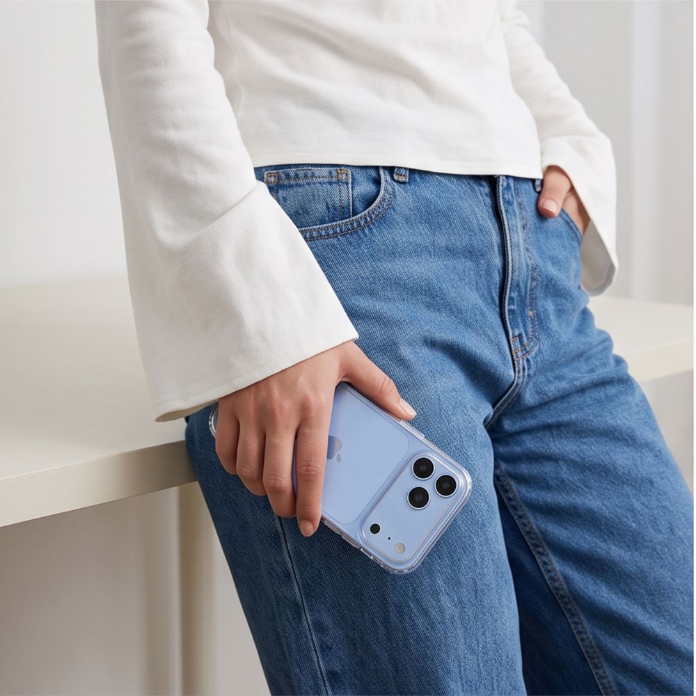 Tech-Protect FlexAir Hybrid-fodral för iPhone 17 Pro / 18 Pro – genomskinligt
