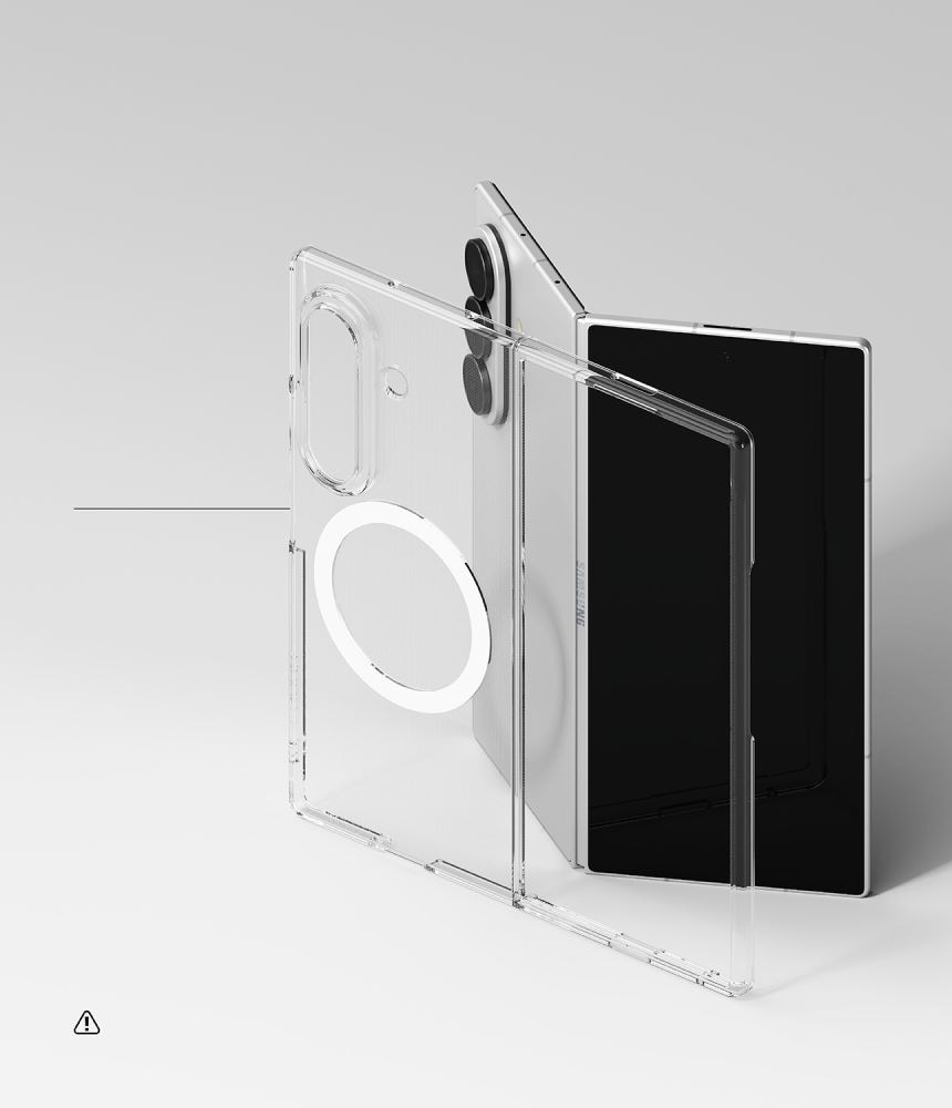 Ringke Slim magnetisk MagSafe-etui til Samsung Galaxy Z Fold 8 – gennemsigtigt