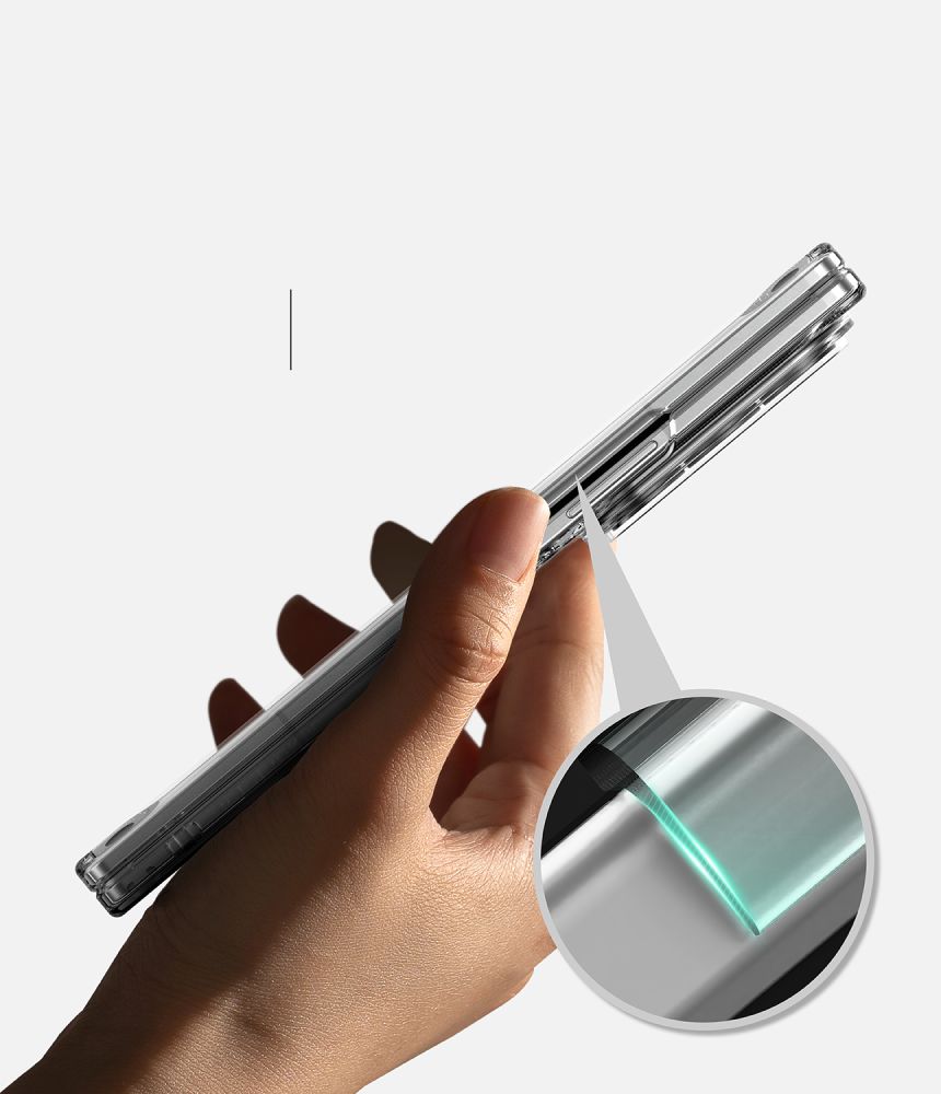 Ringke Slim magnetisk MagSafe-etui til Samsung Galaxy Z Fold 8 – gennemsigtigt