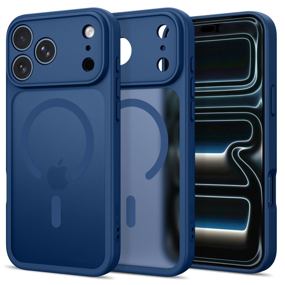 Tech-Protect BasicMag MagSafe-fodral för iPhone 17 Pro / 18 Pro – mörkblått matt