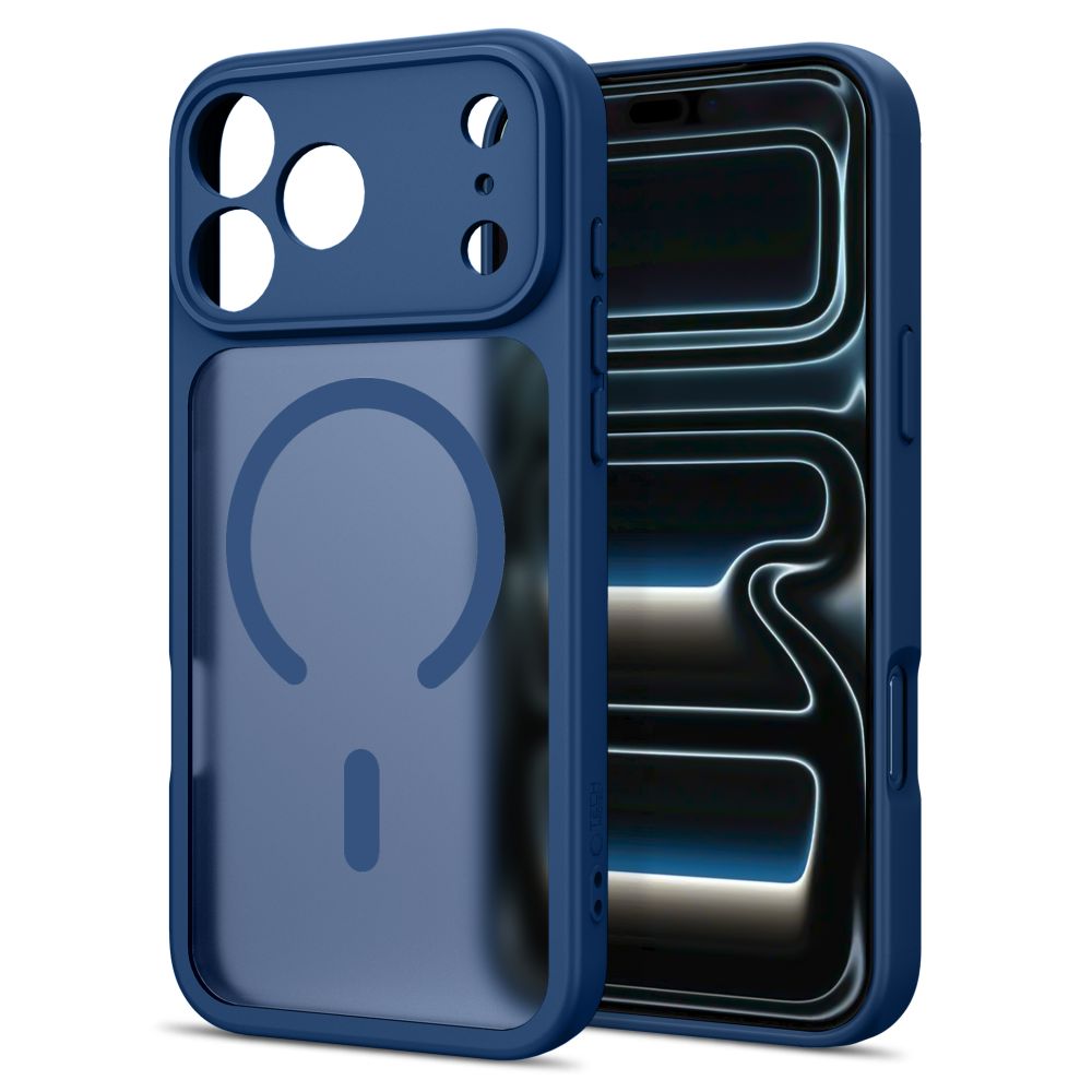 Tech-Protect BasicMag MagSafe-fodral för iPhone 17 Pro / 18 Pro – mörkblått matt