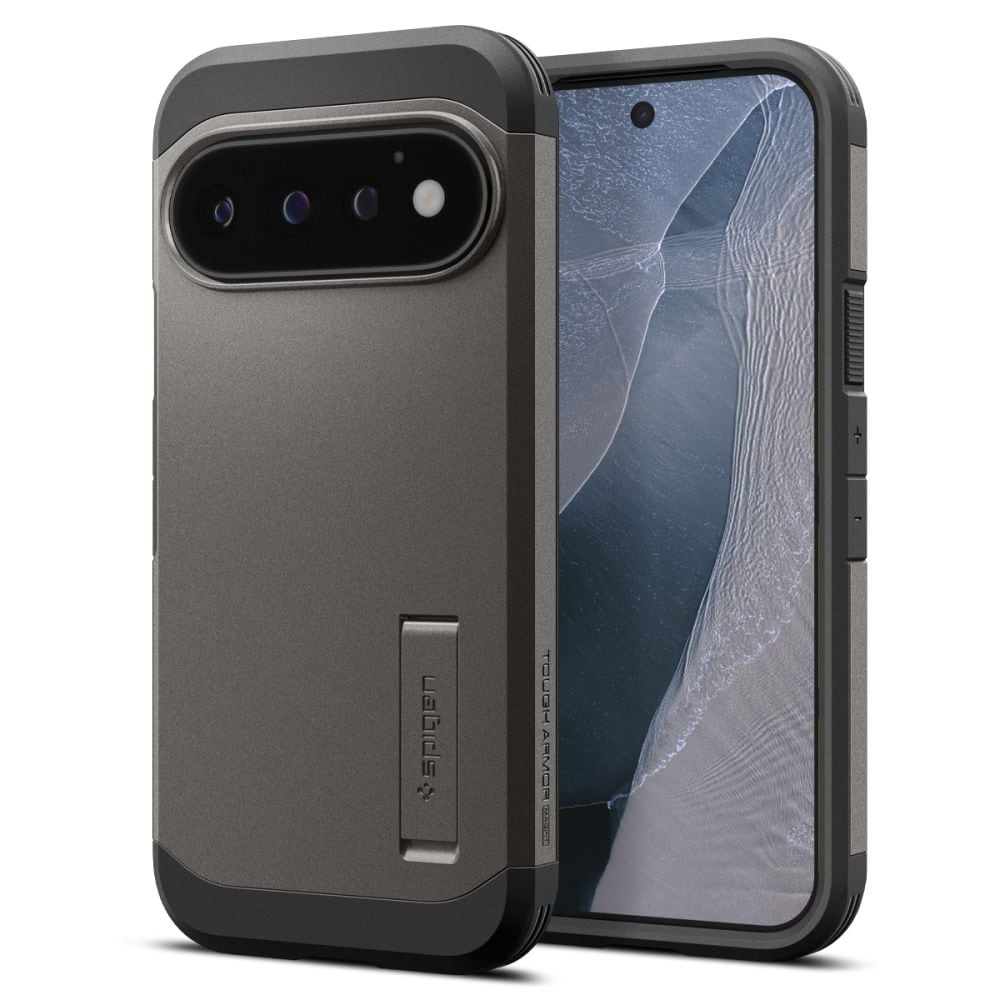 Spigen Tough Armor Mag MagSafe-fodral för Google Pixel 11 Pro – mörkgrått
