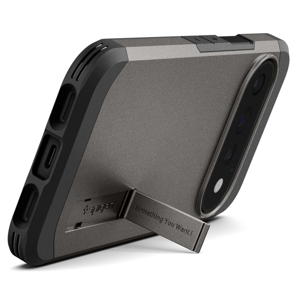 Spigen Tough Armor Mag MagSafe-fodral för Google Pixel 11 Pro – mörkgrått