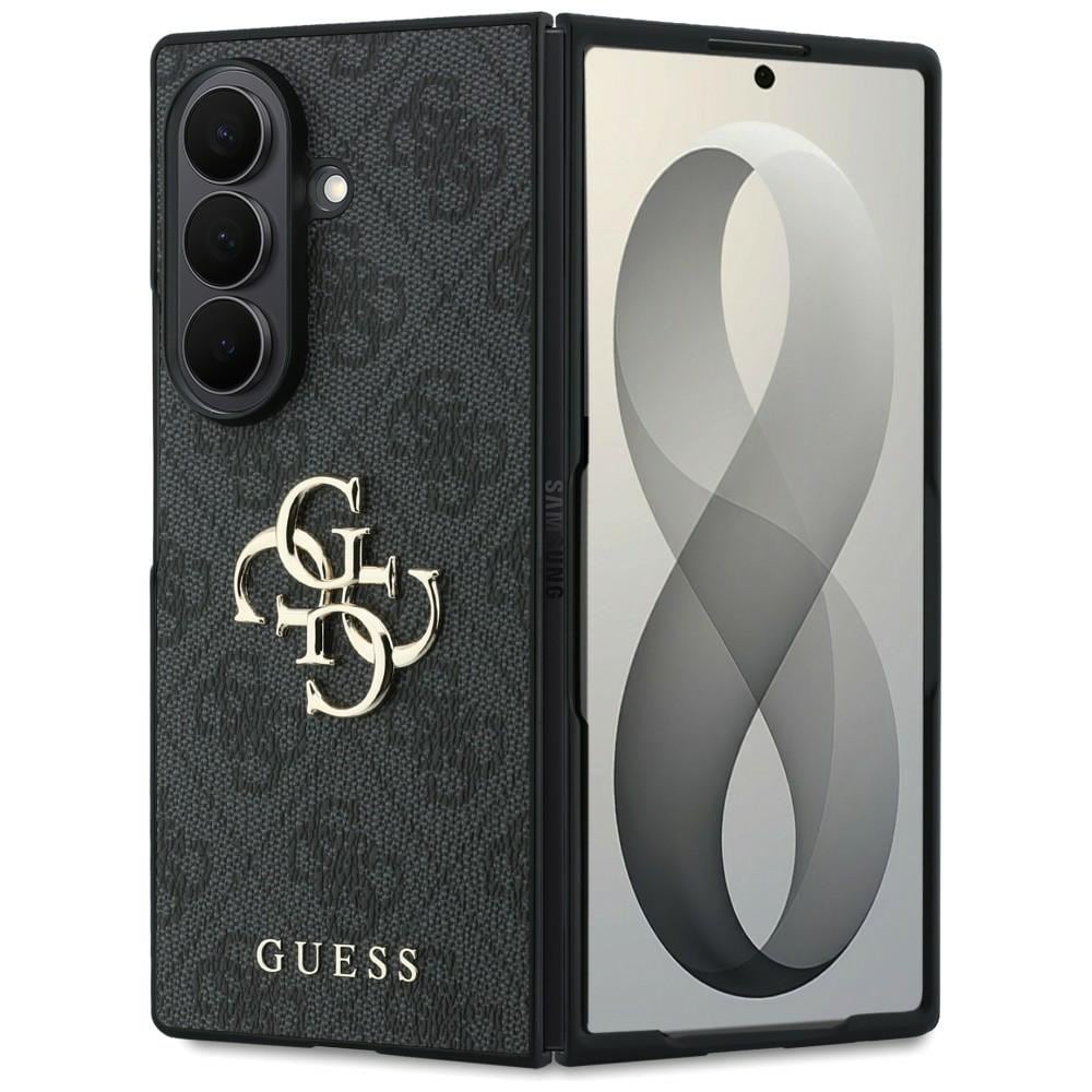 Guess Big 4G-fodral med logotyp för Samsung Galaxy Z Fold 8 Ultra – Svart