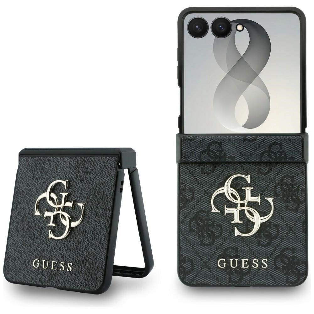 Guess Big 4G-fodral med logotyp för Samsung Galaxy Z Flip 8 – Svart