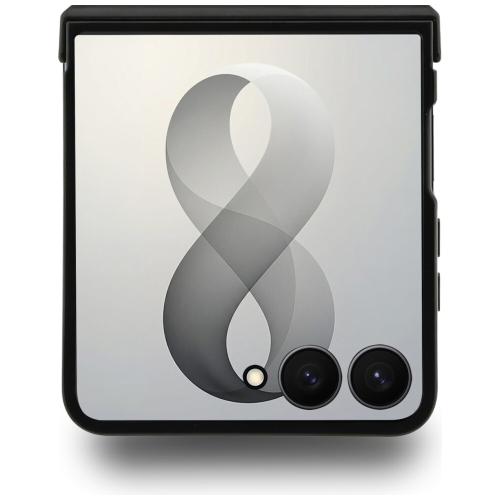 Guess Big 4G-logoetui til Samsung Galaxy Z Flip 8 – Sort