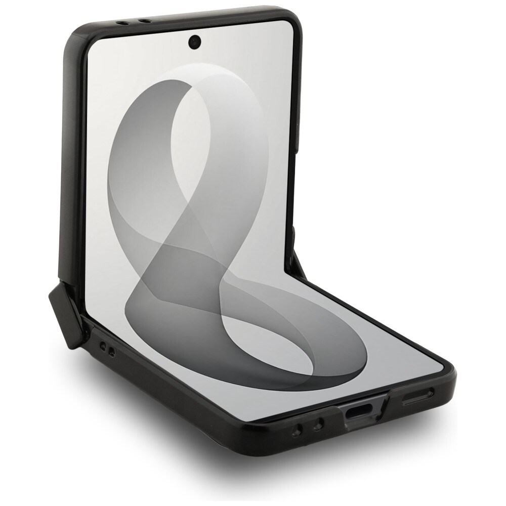Guess Big 4G-logoetui til Samsung Galaxy Z Flip 8 – Sort