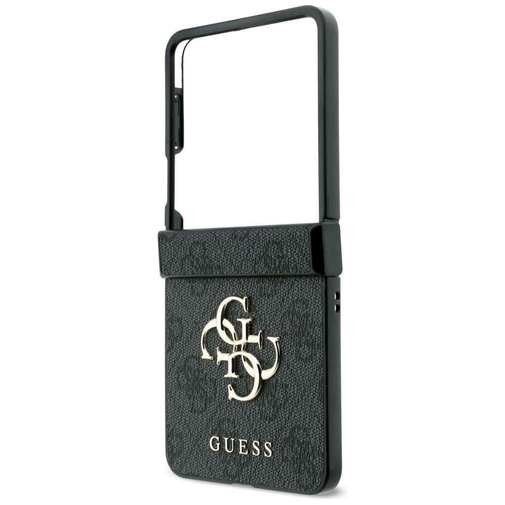 Guess Big 4G-logoetui til Samsung Galaxy Z Flip 8 – Sort