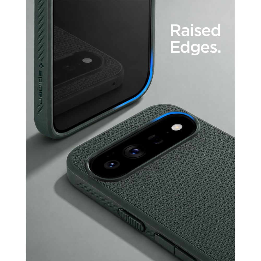 Spigen Liquid Air Mag MagSafe-fodral för Google Pixel 11 – mörkgrönt