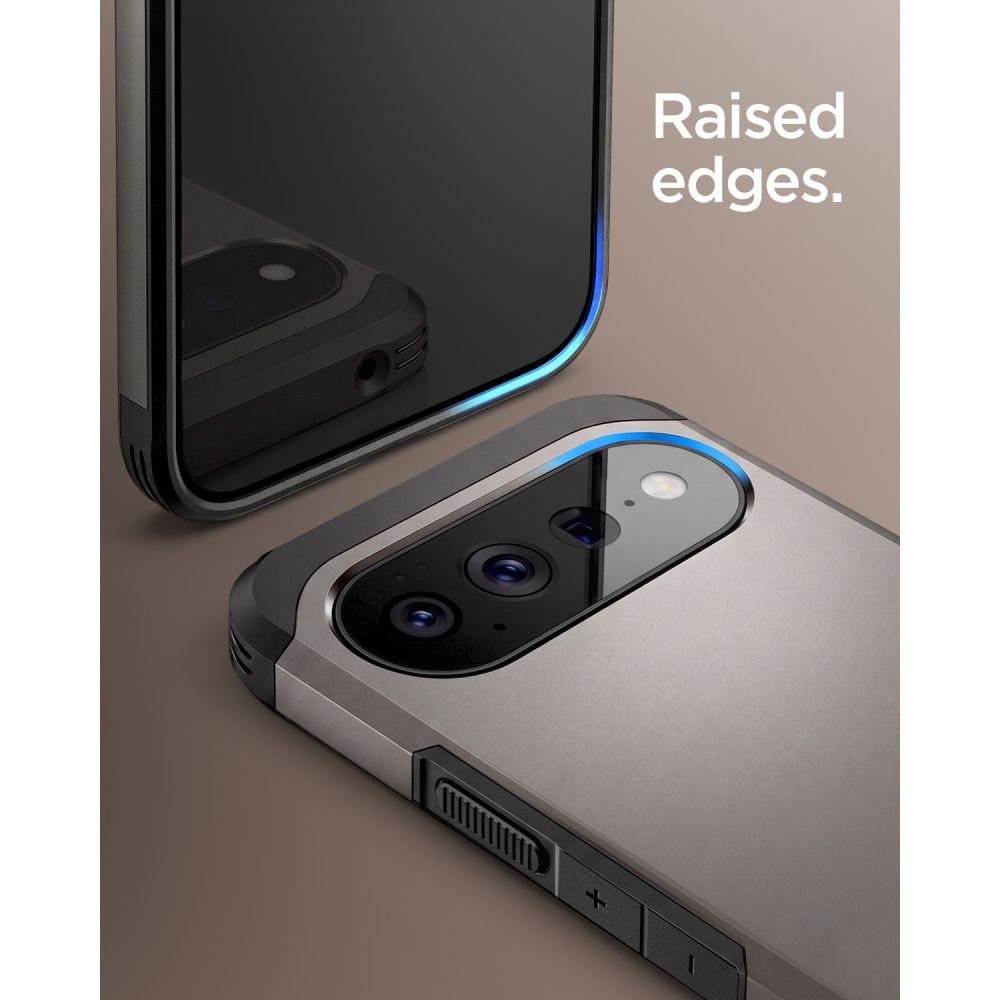 Spigen Tough Armor Mag MagSafe-fodral till Google Pixel 11 – mörkgrått