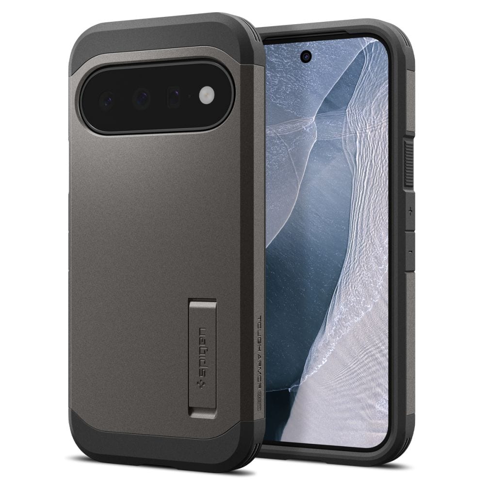 Spigen Tough Armor Mag MagSafe-fodral till Google Pixel 11 – mörkgrått