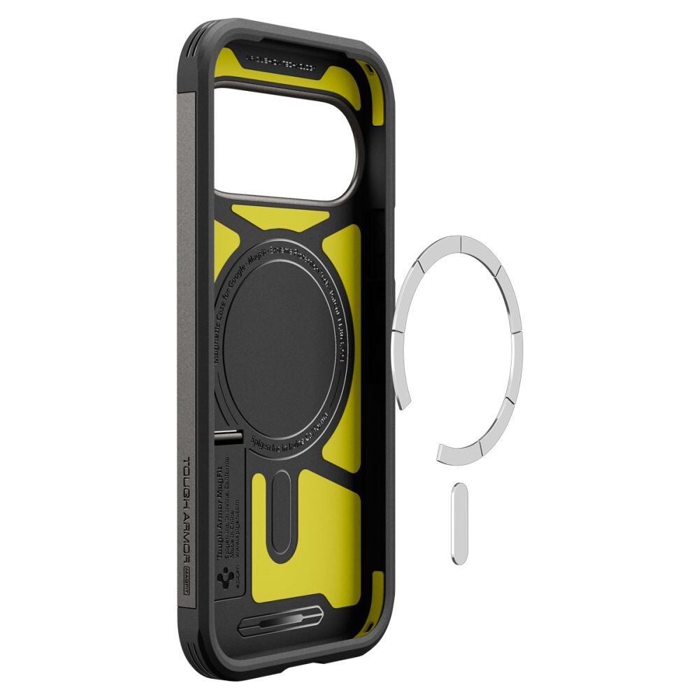 Spigen Tough Armor Mag MagSafe-fodral till Google Pixel 11 – mörkgrått