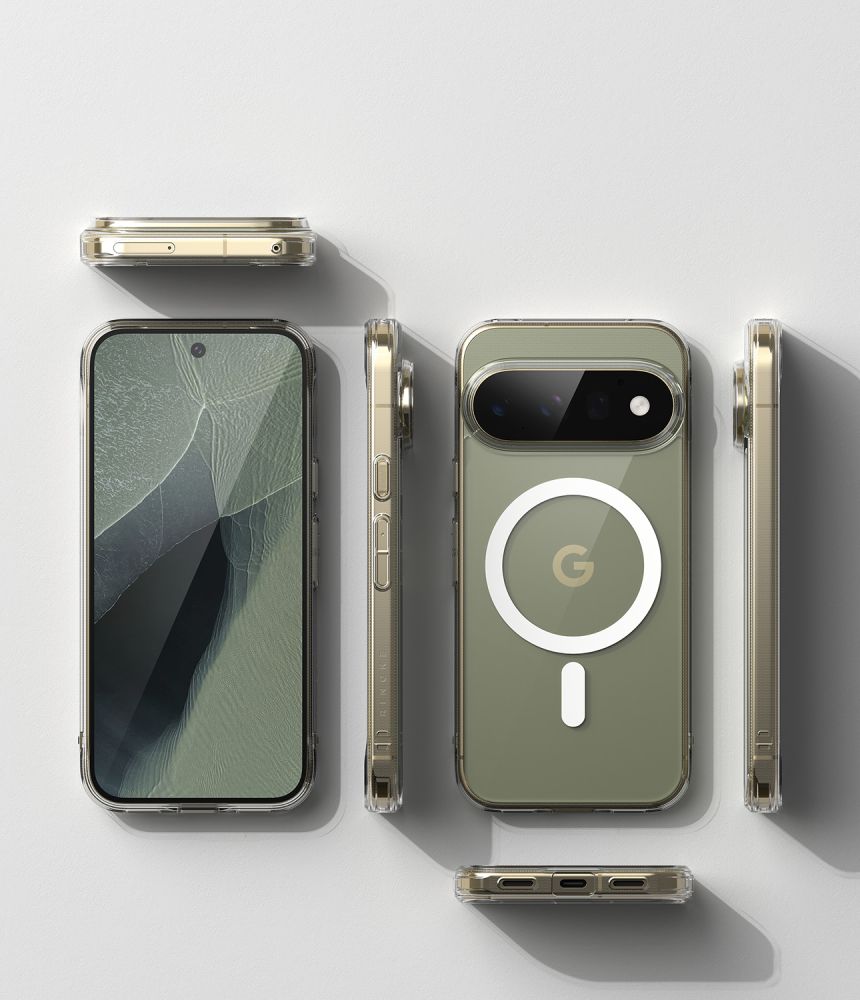 Ringke Fusion magnetiskt MagSafe-fodral för Google Pixel 11 Pro – genomskinligt