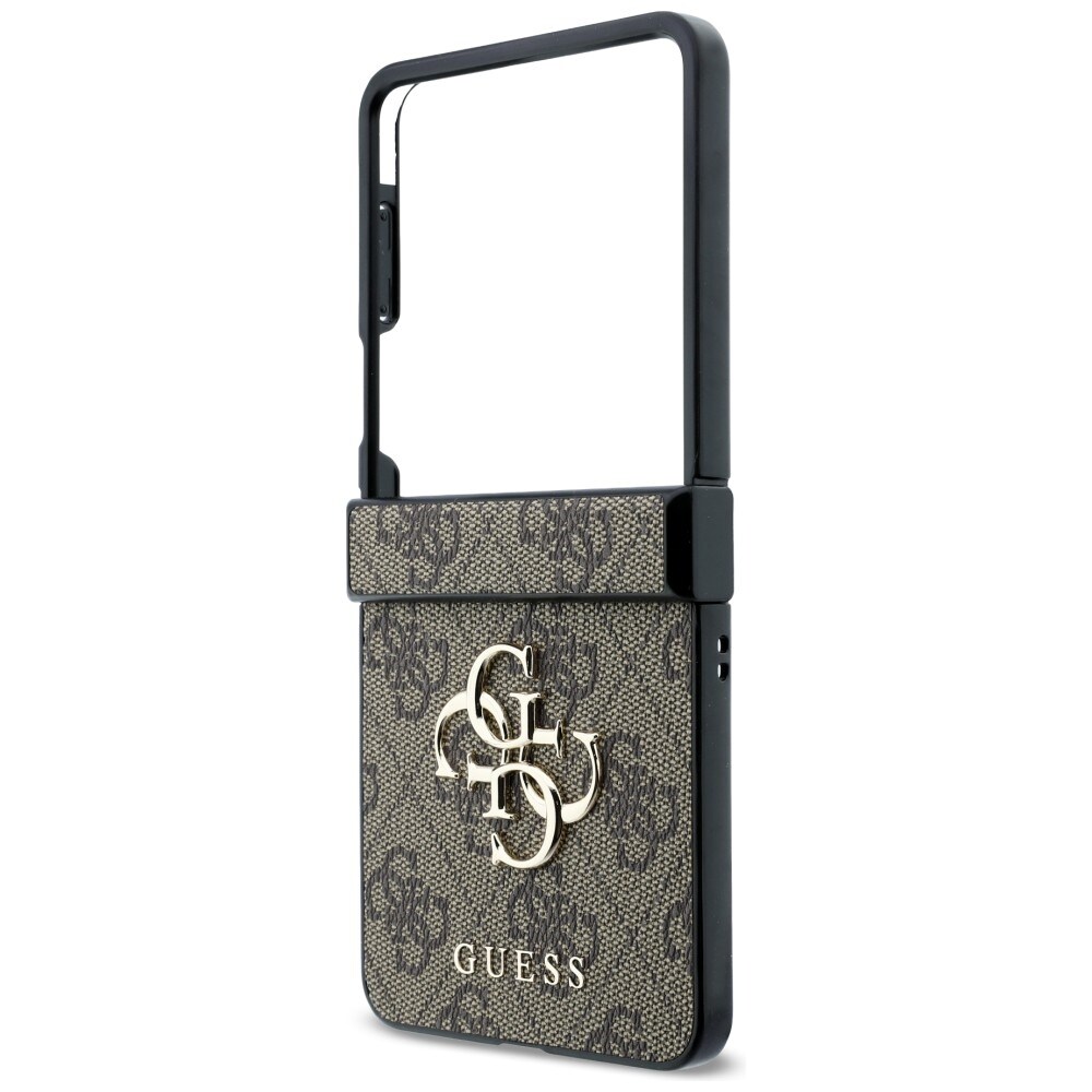 Guess Big 4G-logo-etui til Samsung Galaxy Z Flip 8 – brun