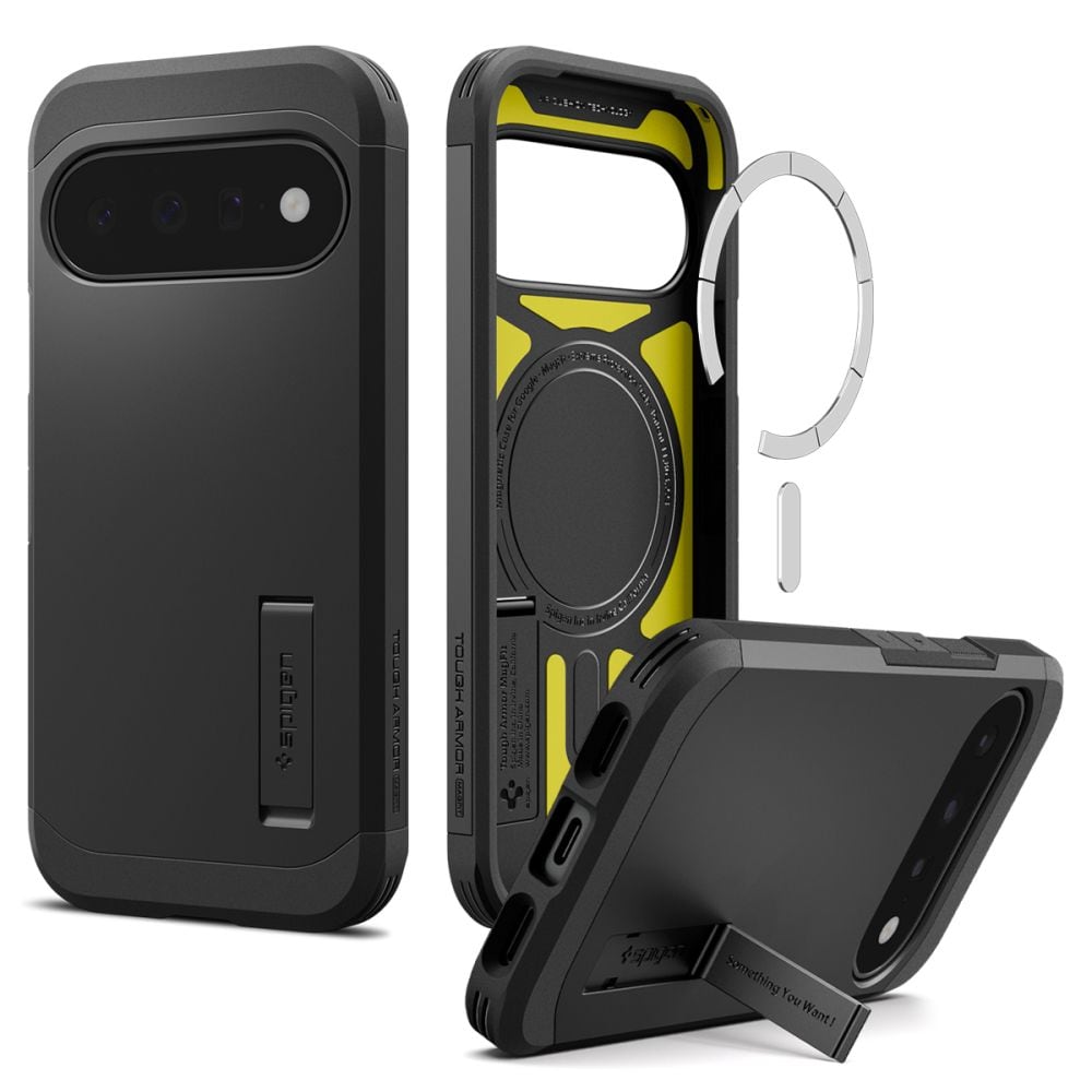 Spigen Tough Armor Mag MagSafe-fodral till Google Pixel 11 – svart