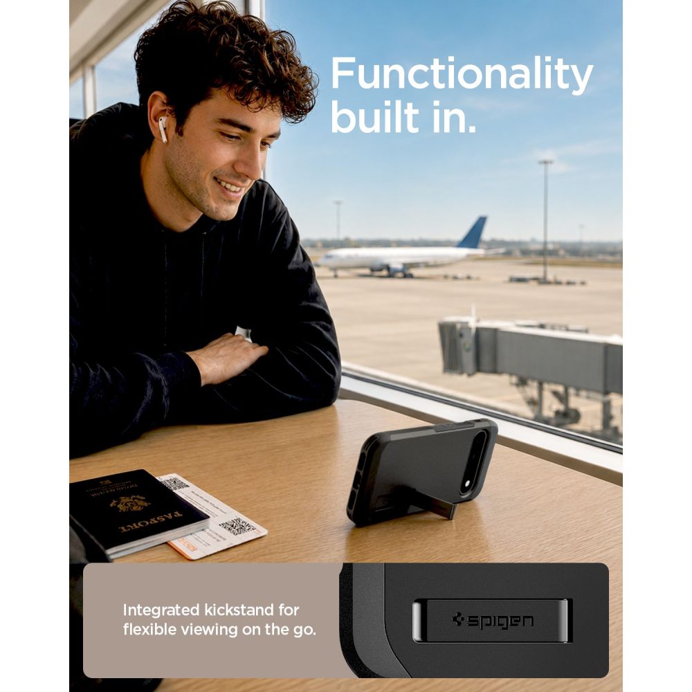 Spigen Tough Armor Mag MagSafe-fodral till Google Pixel 11 – svart