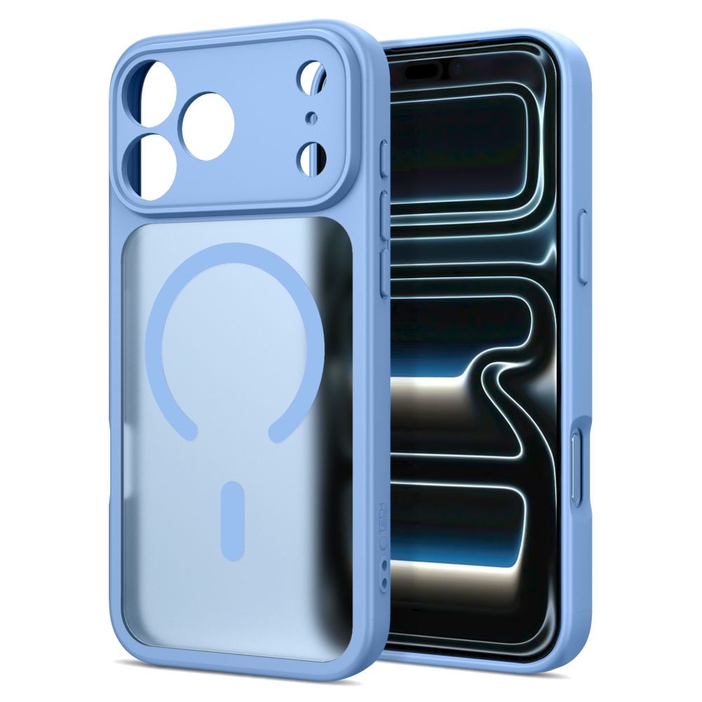 Tech-Protect BasicMag MagSafe-fodral för iPhone 17 Pro Max / 18 Pro Max – ljusblått, matt