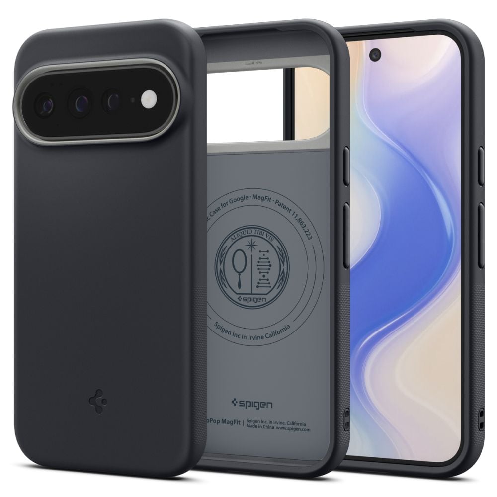 Spigen Nano Pop MagSafe-fodral för Google Pixel 11 Pro XL – svart och grått