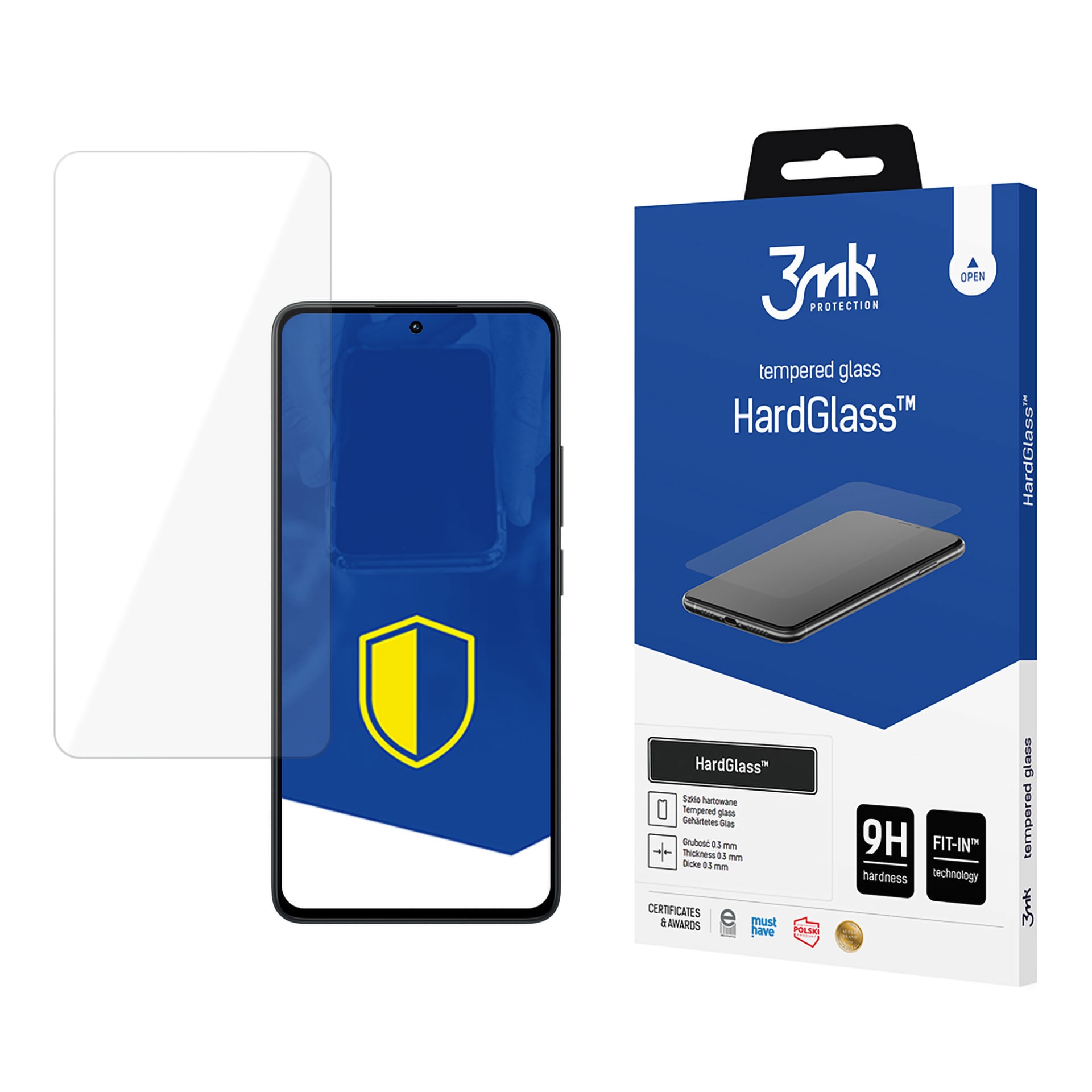 9H 3mk HardGlass™-glas till Xiaomi Redmi Note 13 5G