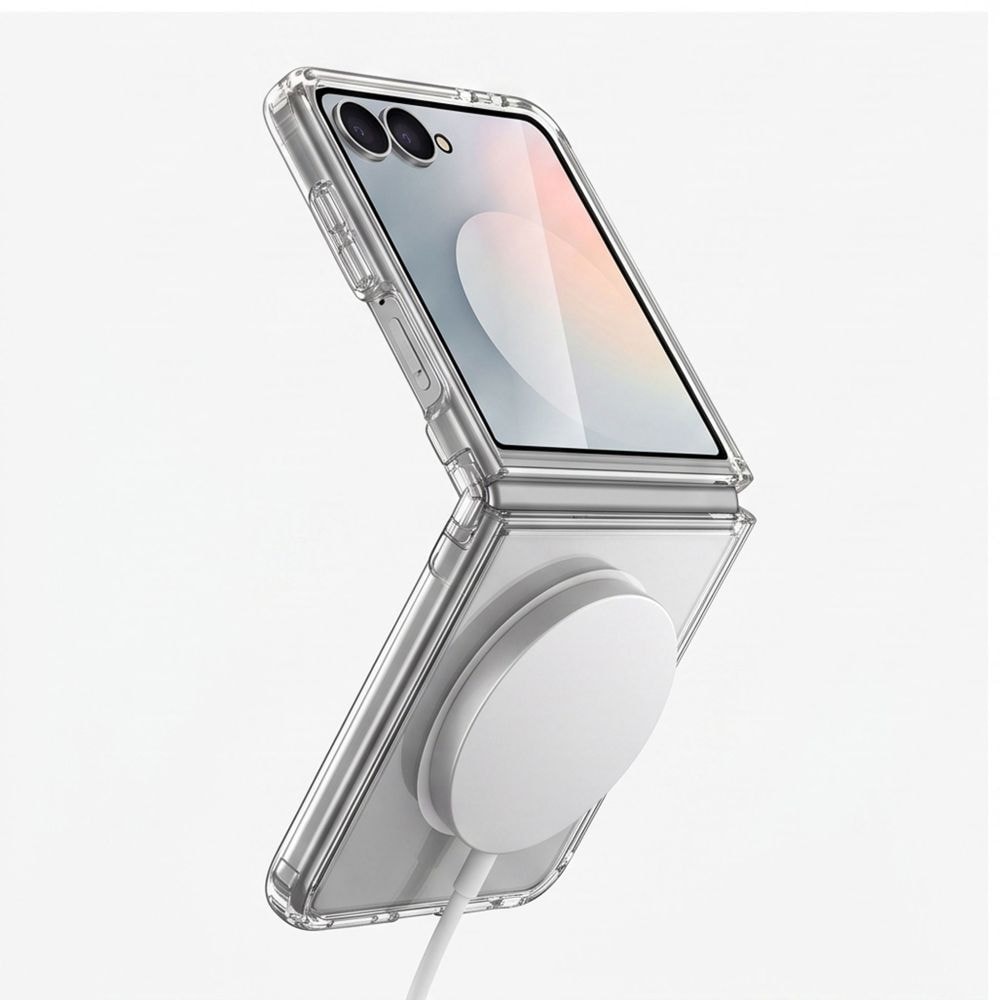 Tech-Protect FlexAir Hybrid MagSafe-fodral för Samsung Galaxy Z Flip 8 – genomskinligt