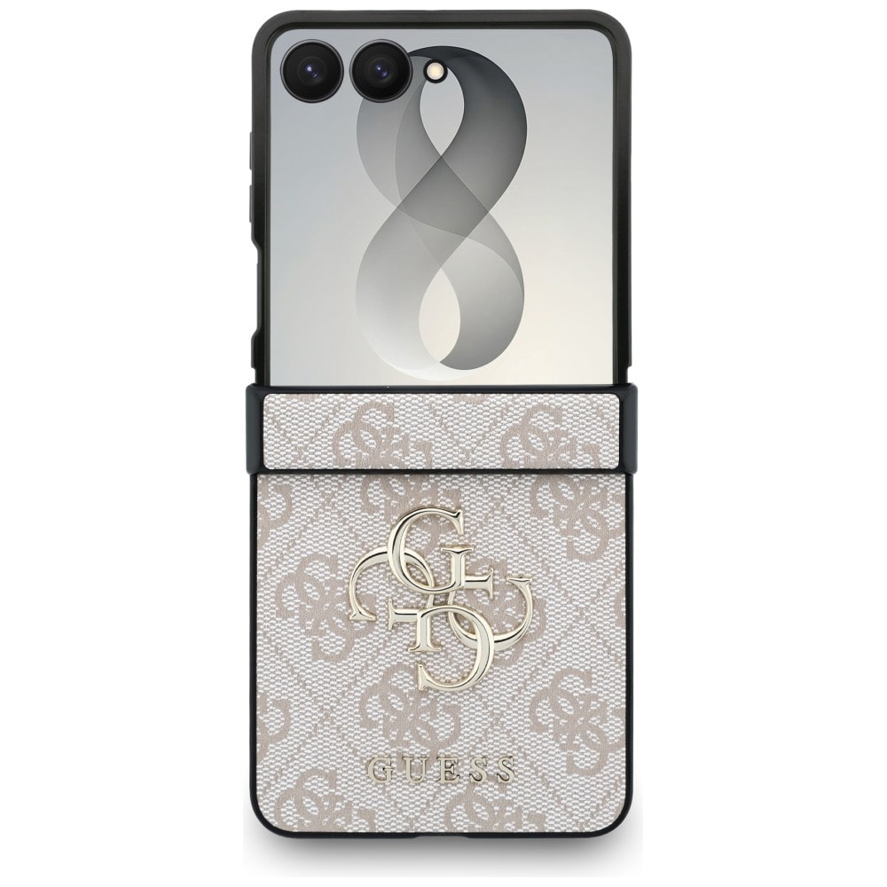 Guess Big 4G-logo-etui til Samsung Galaxy Z Flip 8 – lyserød