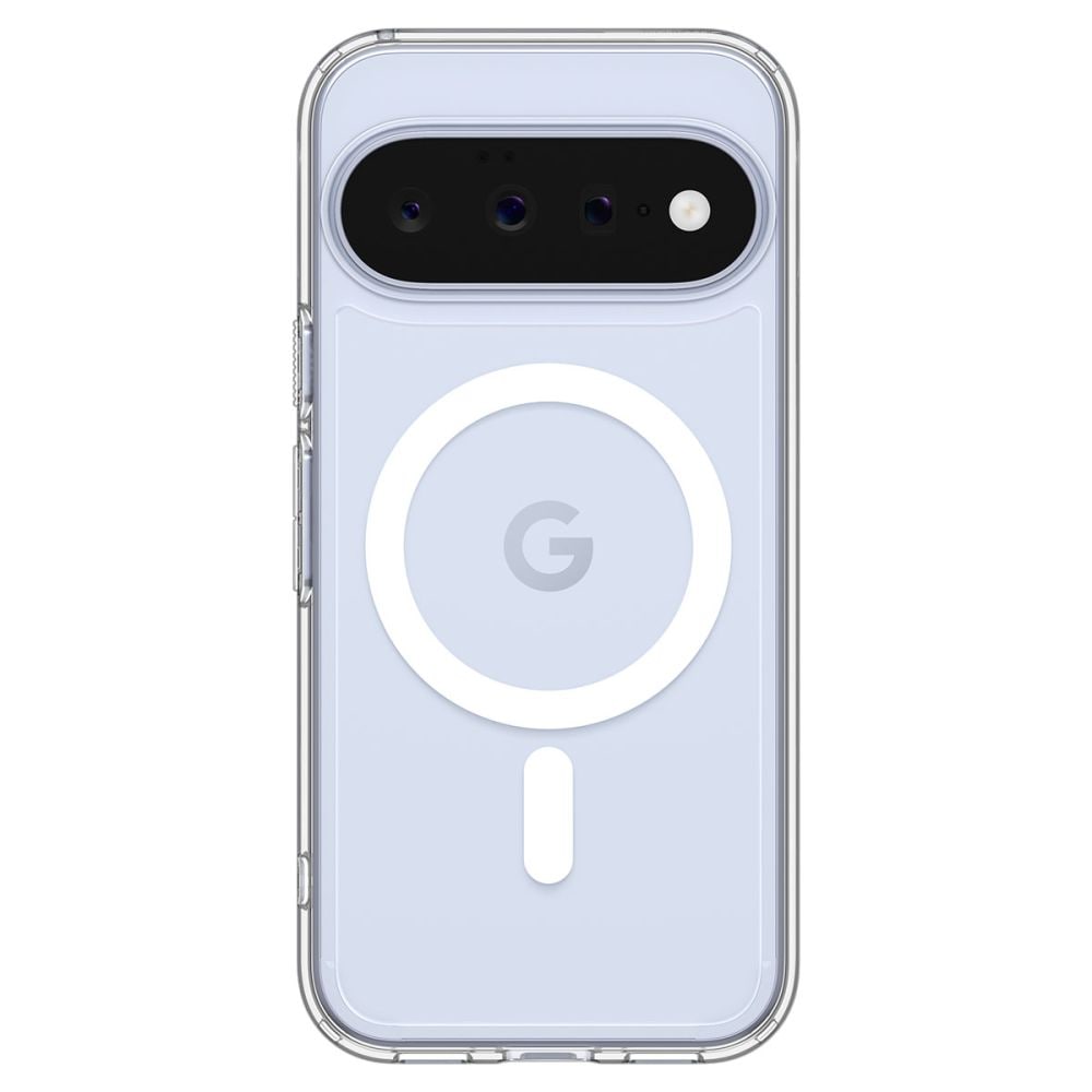 Spigen Ultra Hybrid Mag MagSafe-etui til Google Pixel 11 – gennemsigtigt og hvidt