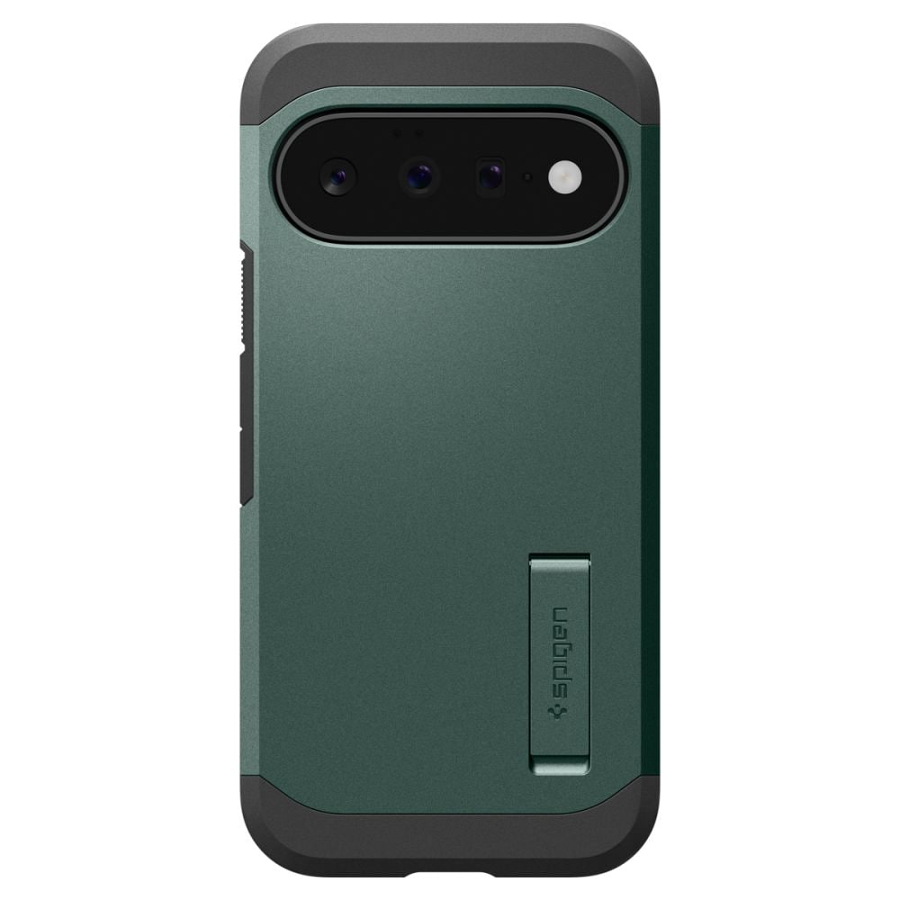 Spigen Tough Armor Mag MagSafe-etui til Google Pixel 11 – mørkegrøn