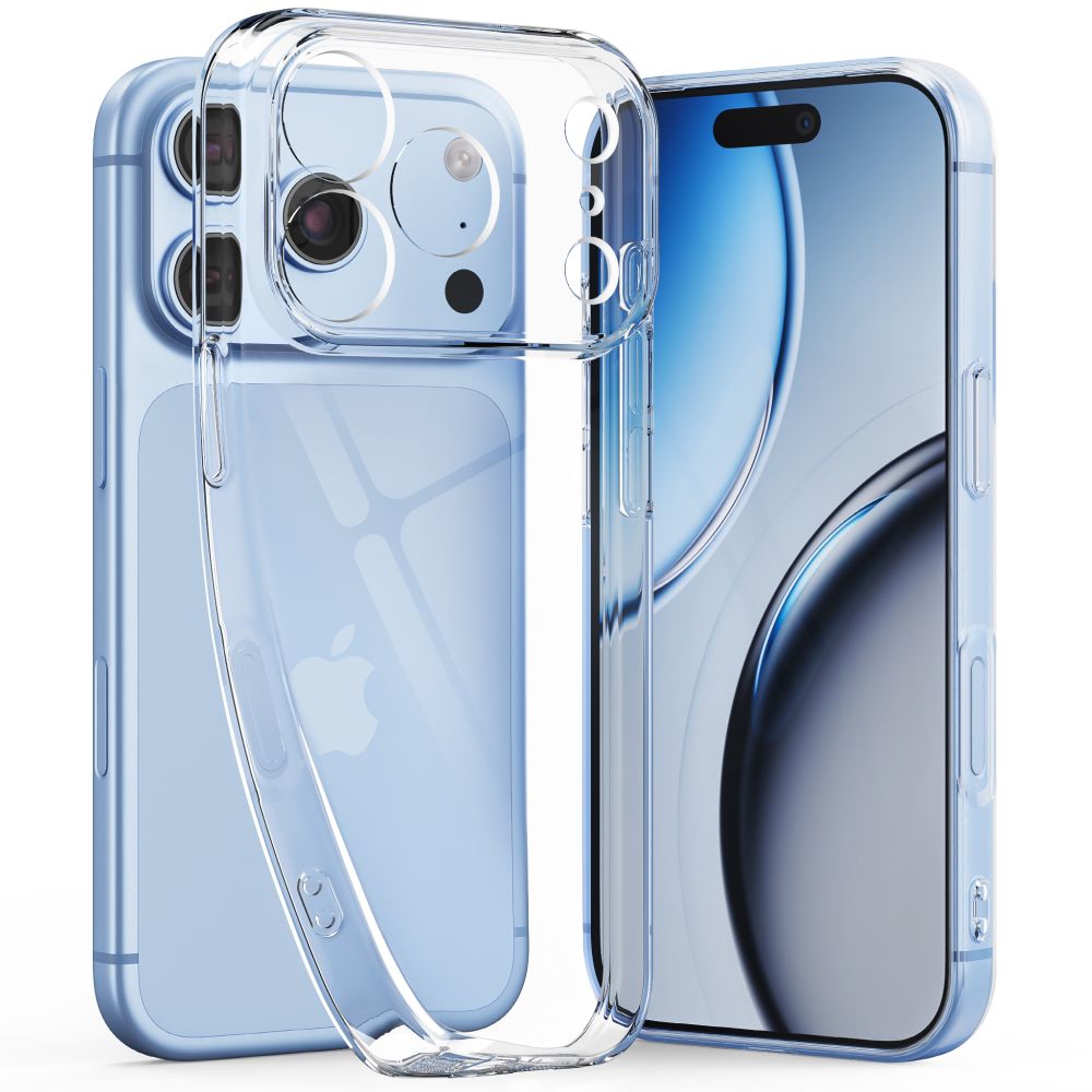Tech-Protect FlexAir-fodral för iPhone 17 Pro / 18 Pro – Transparent
