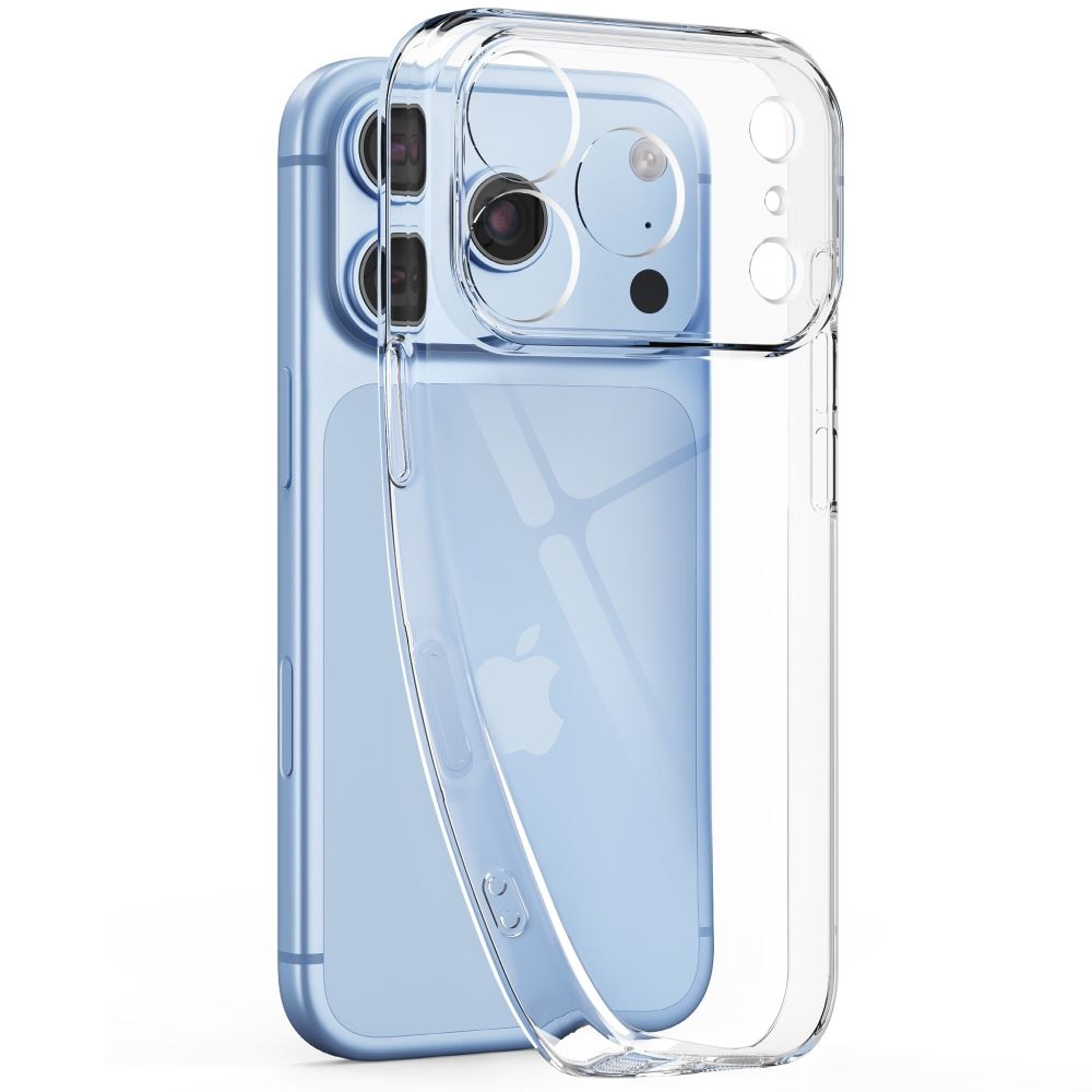Tech-Protect FlexAir-etui til iPhone 17 Pro / 18 Pro – gennemsigtigt