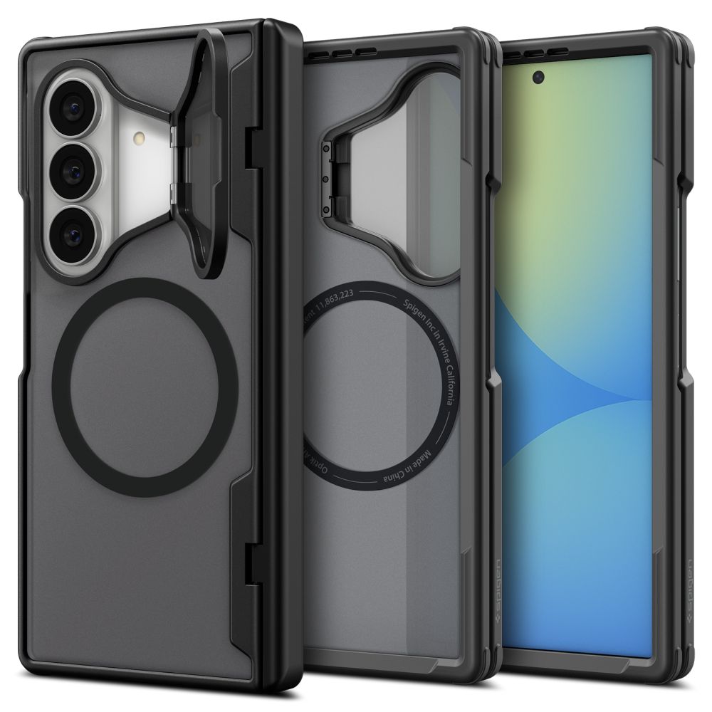 Spigen Optik Armor Pro MagSafe-fodral till Samsung Galaxy Z Fold 8 Ultra – svart