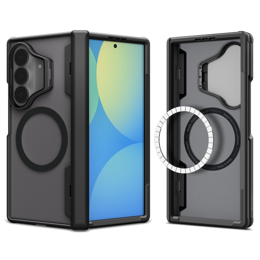Spigen Optik Armor Pro MagSafe-etui til Samsung Galaxy Z Fold 8 Ultra – Sort
