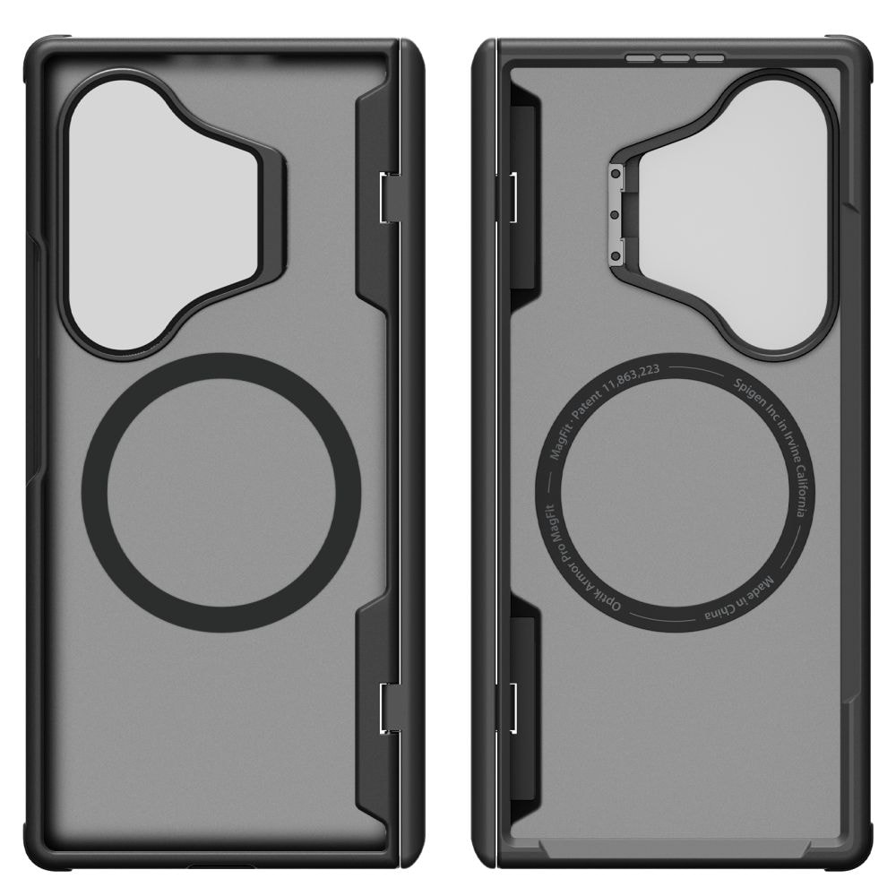 Spigen Optik Armor Pro MagSafe-etui til Samsung Galaxy Z Fold 8 Ultra – Sort