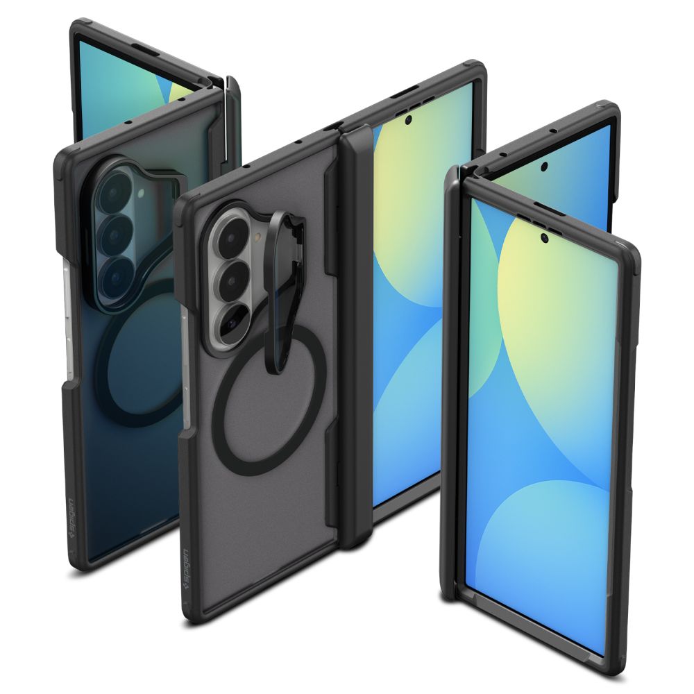 Spigen Optik Armor Pro MagSafe-etui til Samsung Galaxy Z Fold 8 Ultra – Sort