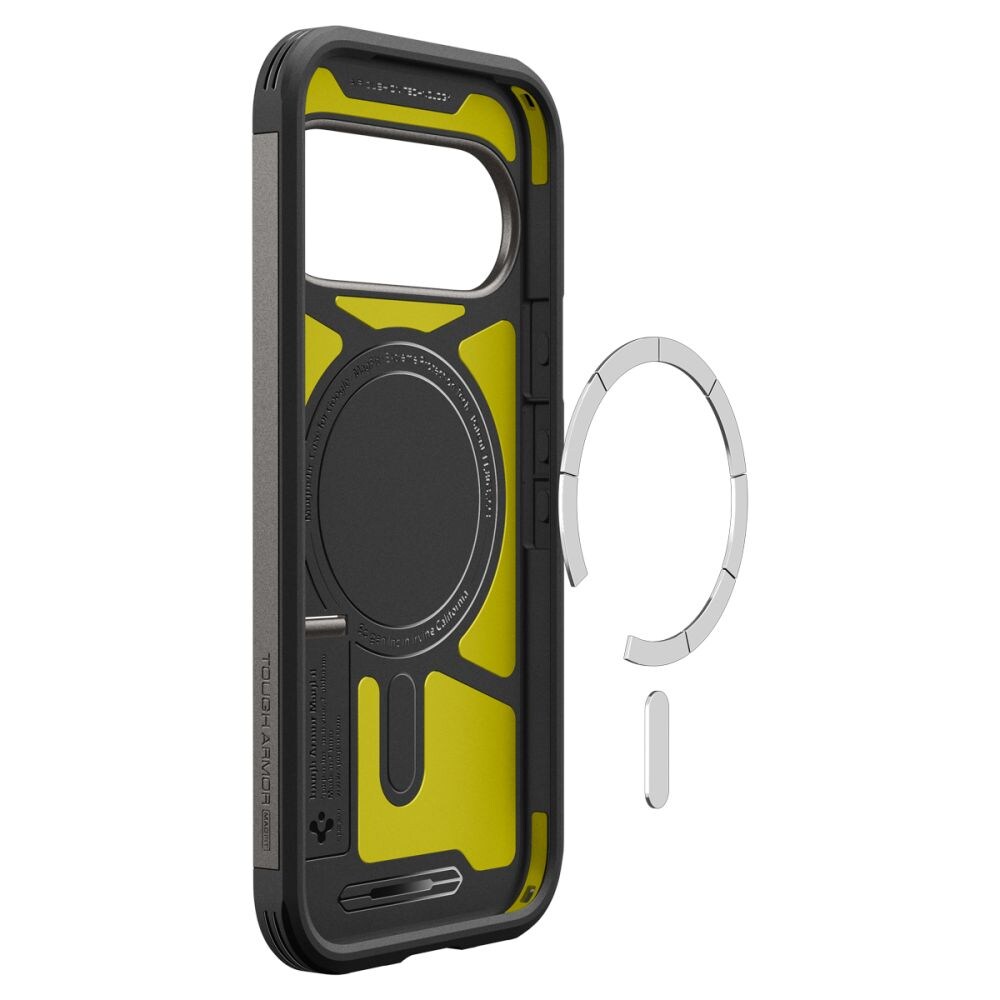 Spigen Tough Armor Mag MagSafe-fodral för Google Pixel 11 Pro XL – mörkgrått