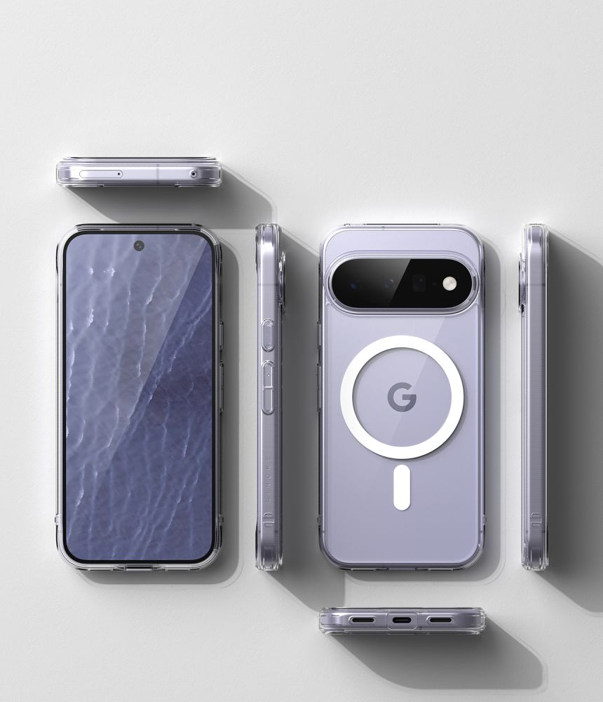 Ringke Fusion magnetiskt MagSafe-fodral för Google Pixel 11 – genomskinligt