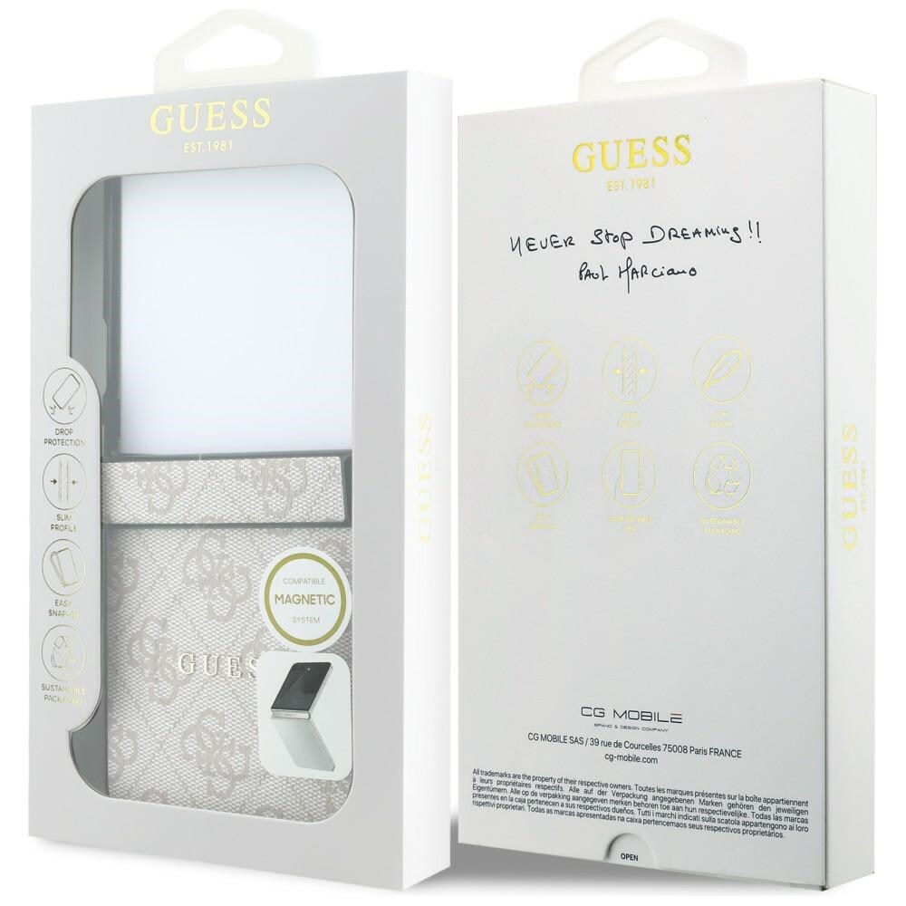 Guess 4G Classic MagSafe-fodral för Samsung Galaxy Z Flip 8 – Rosa