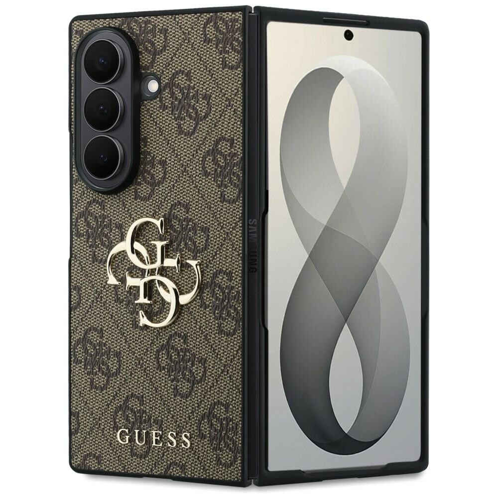 Guess Big 4G Logo-etui til Samsung Galaxy Z Fold 8 Ultra – Brun