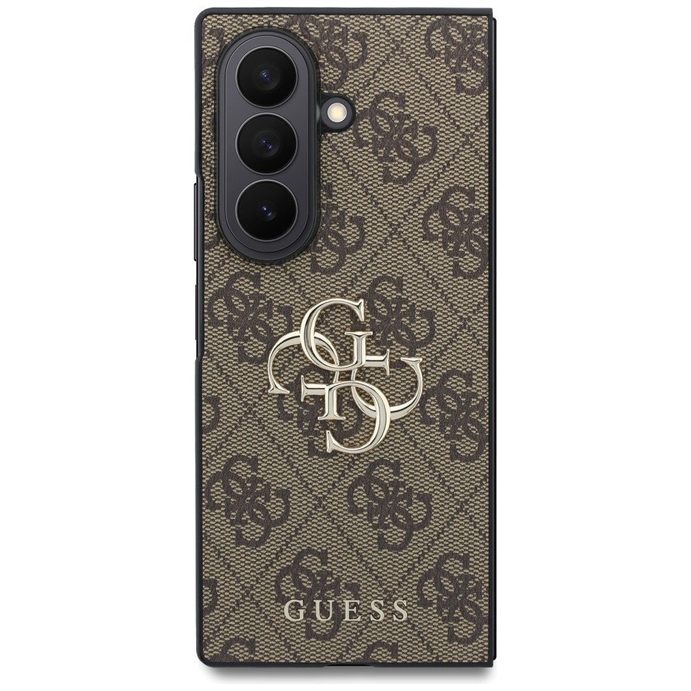 Guess Big 4G Logo-etui til Samsung Galaxy Z Fold 8 Ultra – Brun