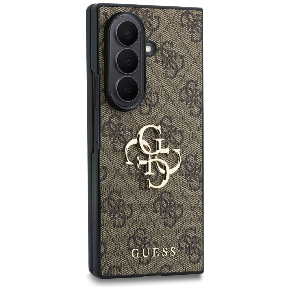 Guess Big 4G Logo-etui til Samsung Galaxy Z Fold 8 Ultra – Brun